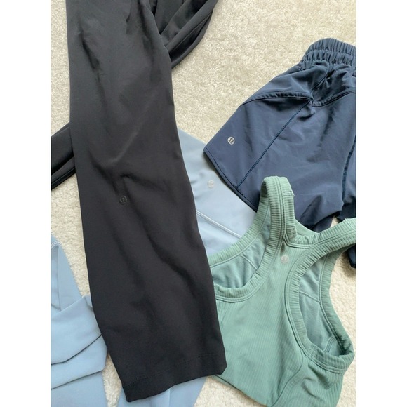 NEW & Excellent Lululemon Lot Of 4 Shorts, Leggings, Tank Bra, Pants SIZE 2 - Picture 11 of 11